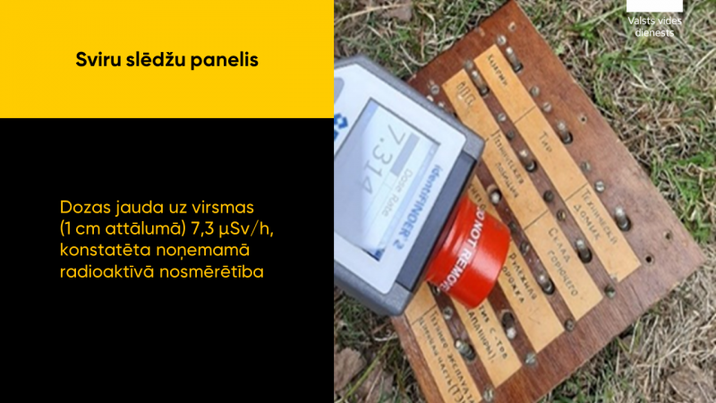 Sviru slēdžu panelis