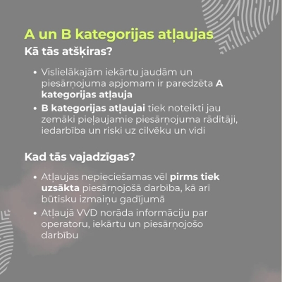 A,B un C kategoriju piesārņojošās darbības - kas tās ir?