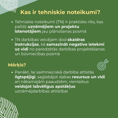 Valsts vides dienesta tehniskie noteikumi - kas tie ir? 