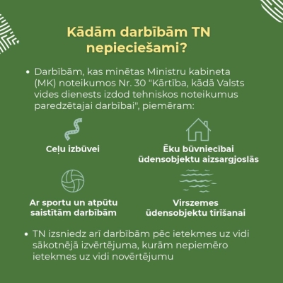 Valsts vides dienesta tehniskie noteikumi - kas tie ir? 