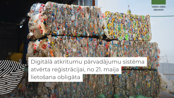 Digitālā atkritumu pārvadājumu sistēma (DIWASS) ir atvērta lietotāju un operatoru reģistrācijai