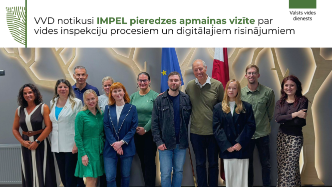 VVD notikusi IMPEL pieredzes apmaiņas vizīte par vides inspekciju procesiem un digitālajiem risinājumiem