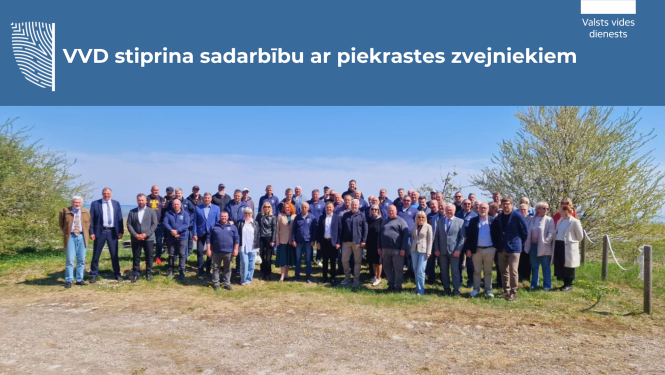 VVD stiprina sadarbību ar piekrastes zvejniekiem (dalībnieku kopbilde)