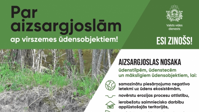 Par aizsargjoslām ap virszemes ūdensobjektiem