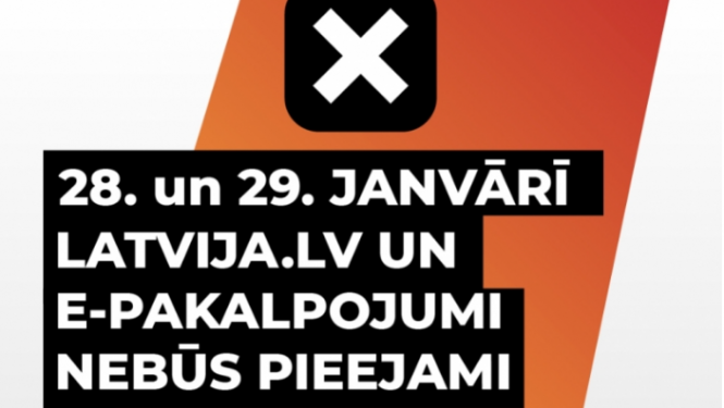 28. un 29. janvārī nebūs pieejami VVD e-pakalpojumi