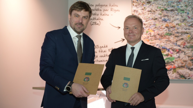 VVD un Latvijas Atkritumu saimniecības uzņēmumu asociācija paraksta sadarbības memorandu