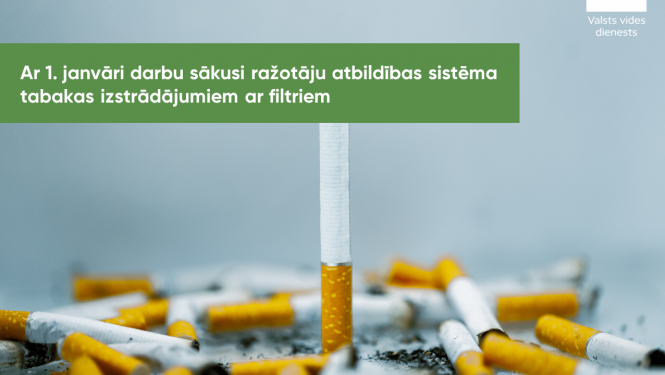 Tagad par izsmēķu apsaimniekošanu atbildīgs būs cigarešu ražotājs – ar 1. janvāri darbu sākusi ražotāju atbildības sistēma tabakas izstrādājumiem ar filtriem
