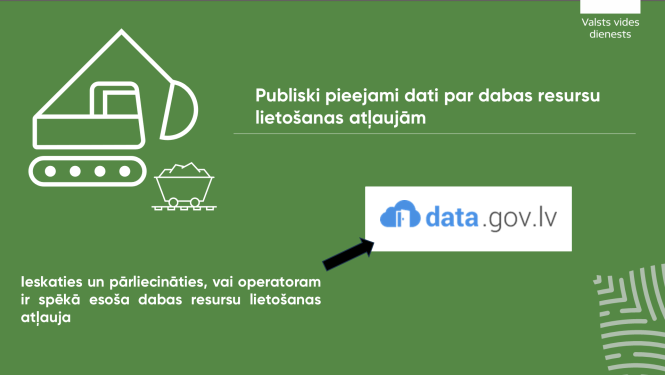 VVD publicē dabas resursu lietošanas atļauju datus atvērto datu formātā