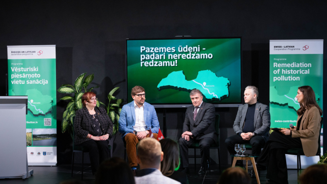 Atklājot Šveices – Latvijas sadarbības programmu, Aizkraukles novadā diskutē par ūdens resursu vērtību un aizsardzību