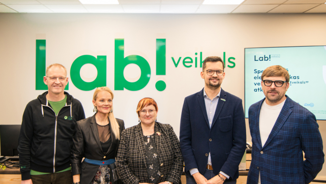 VVD piedalās "Eco Baltia vide" otrreizējo preču veikala “Lab!” atklāšanā Rīgā