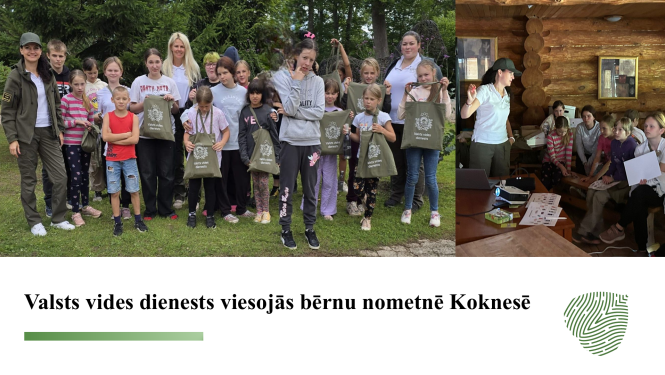 Valsts vides dienests viesojās bērnu nometnē Koknesē