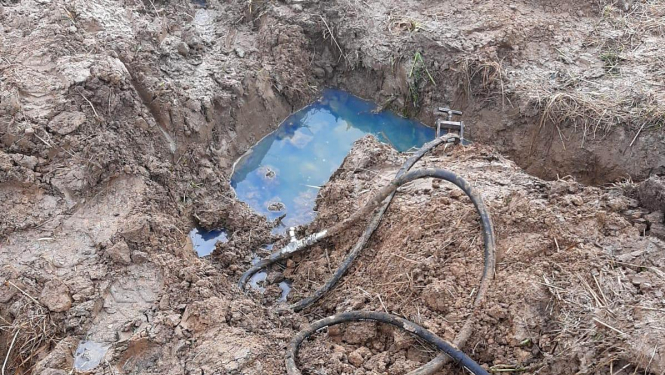 Nelegāls pieslēgums lauka