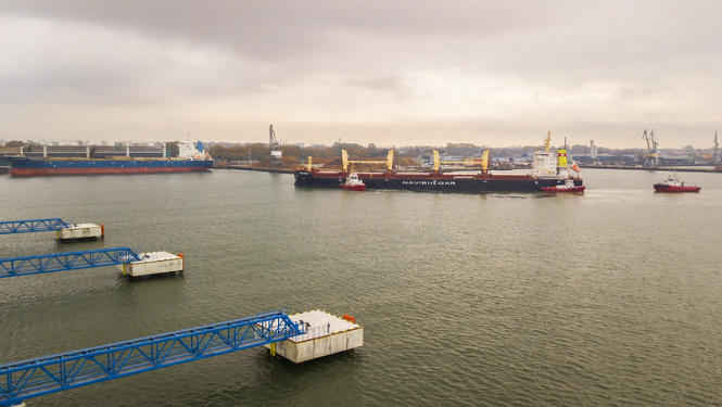 Liepājas ostas skats