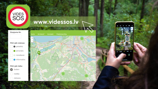 Iedzīvotāji Vides SOS lietotnē šogad ziņojuši jau 3000 reizes 