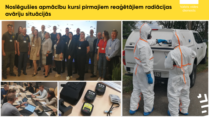 Noslēgušies apmācību kursi pirmajiem reaģētājiem radiācijas avāriju situācijās