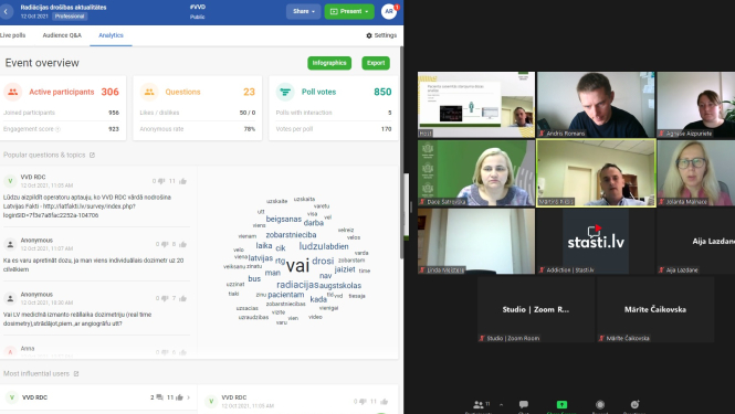 ekrānšāviņš no semināra