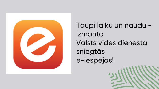 E-pakalpojumu logo - E!