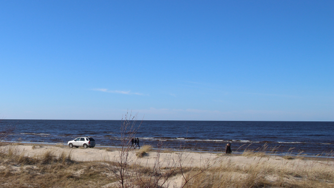 Baltijas jūras pludmale