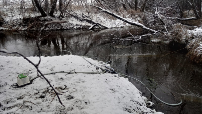 Turpinās turpinājās Stropicas (Stropes) upes aerācija (ūdens bagātināšana ar skābekli)