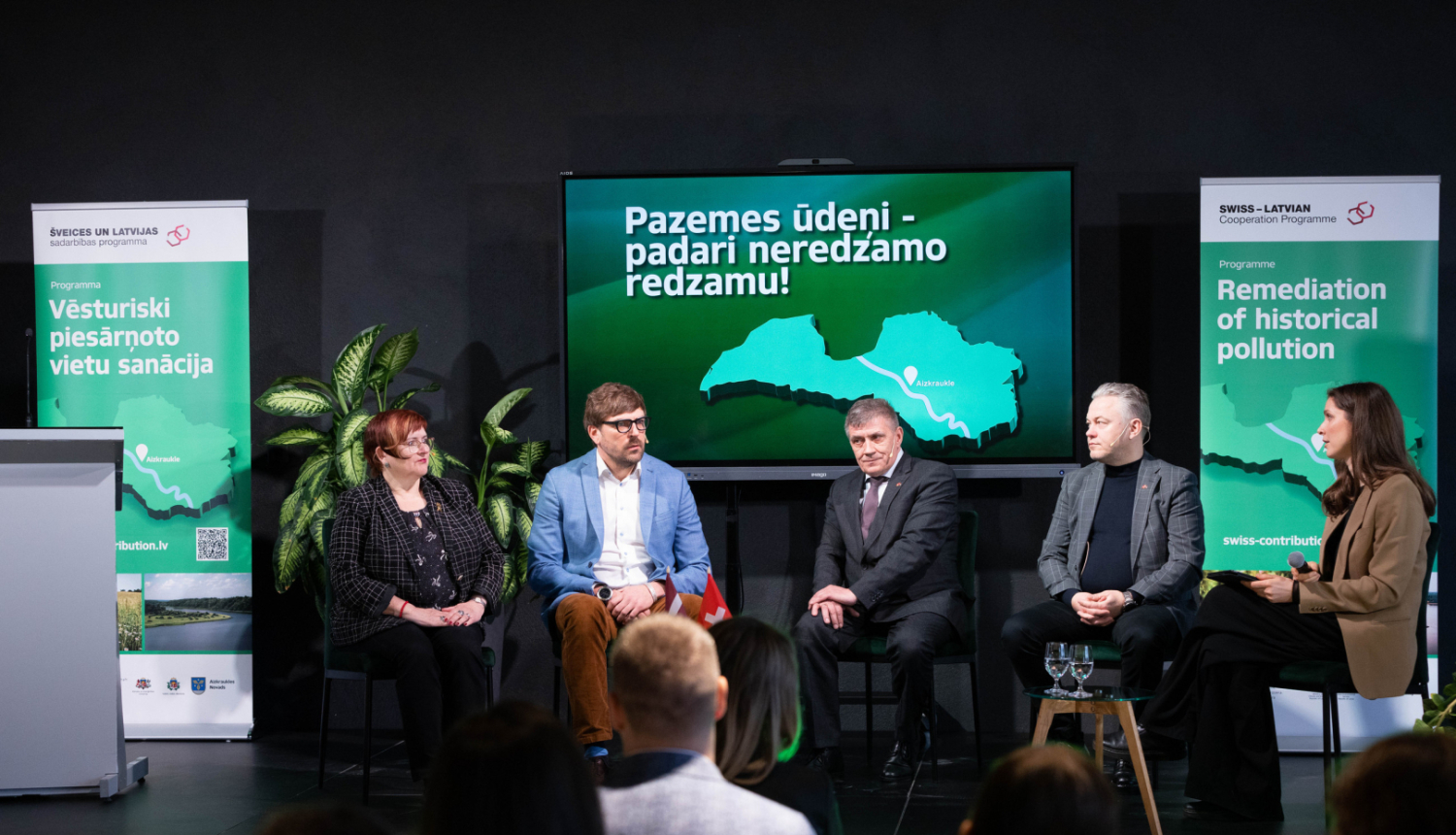 Atklājot Šveices – Latvijas sadarbības programmu, Aizkraukles novadā diskutē par ūdens resursu vērtību un aizsardzību