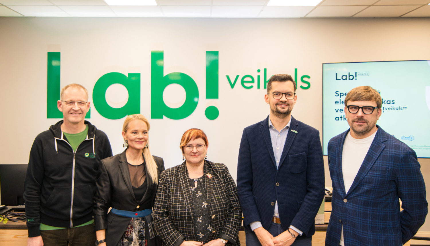 VVD piedalās "Eco Baltia vide" otrreizējo preču veikala “Lab!” atklāšanā Rīgā