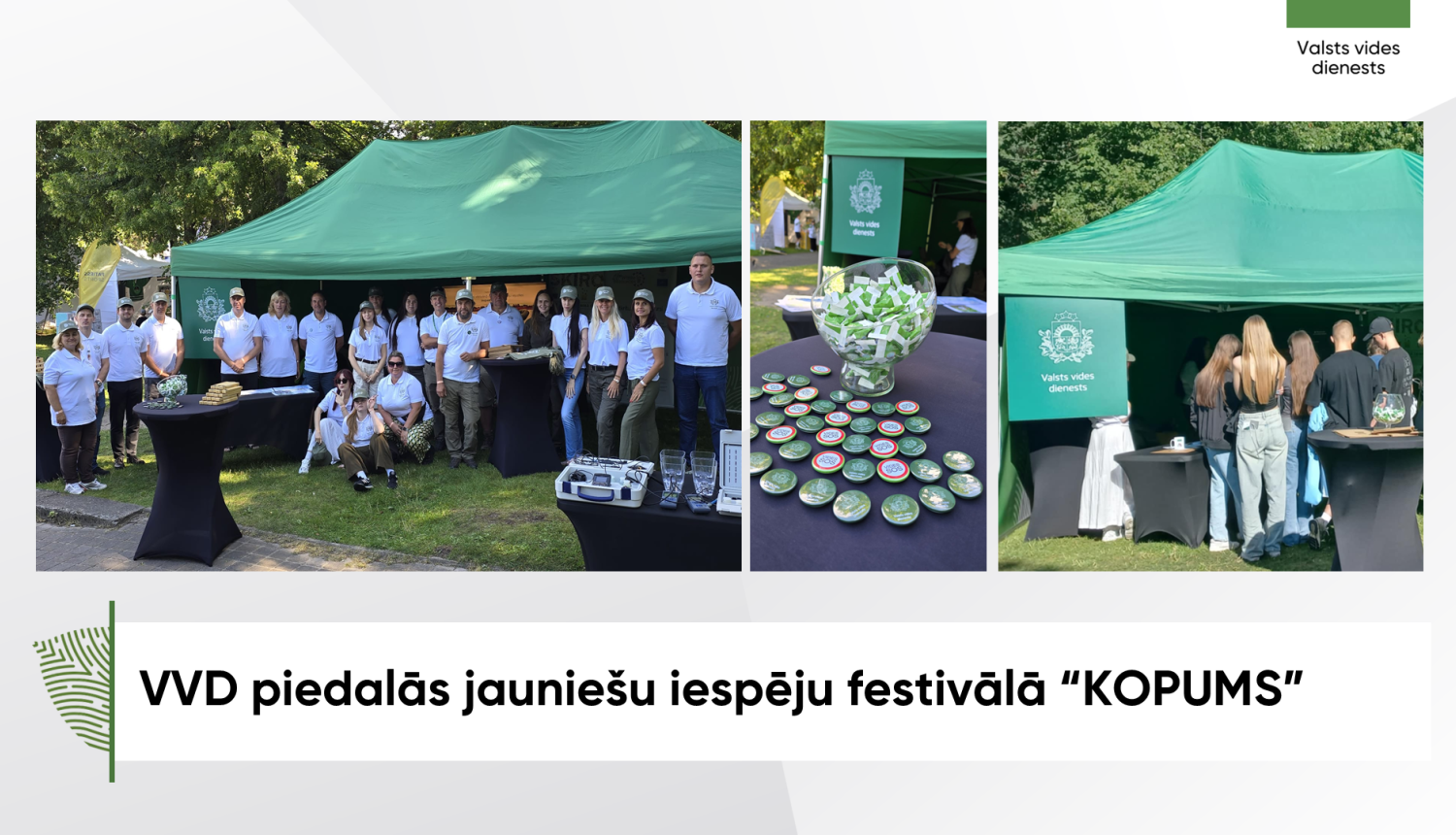 VVD piedalījās jauniešu iespēju festivālā “KOPUMS”