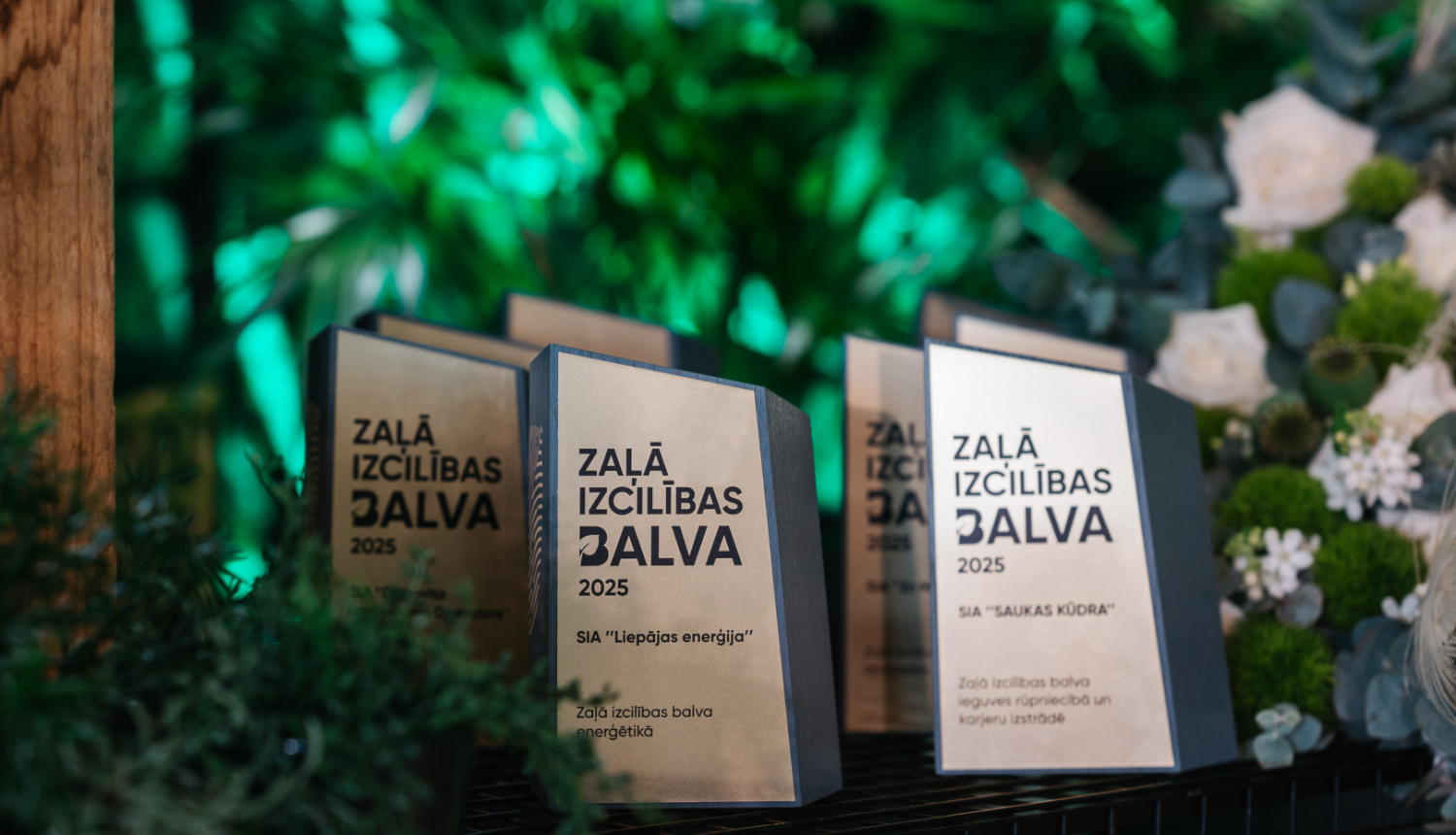 Valsts vides dienests astoņās nominācijās pasniedz gada balvu vides aizsardzībā “Zaļā izcilība”  