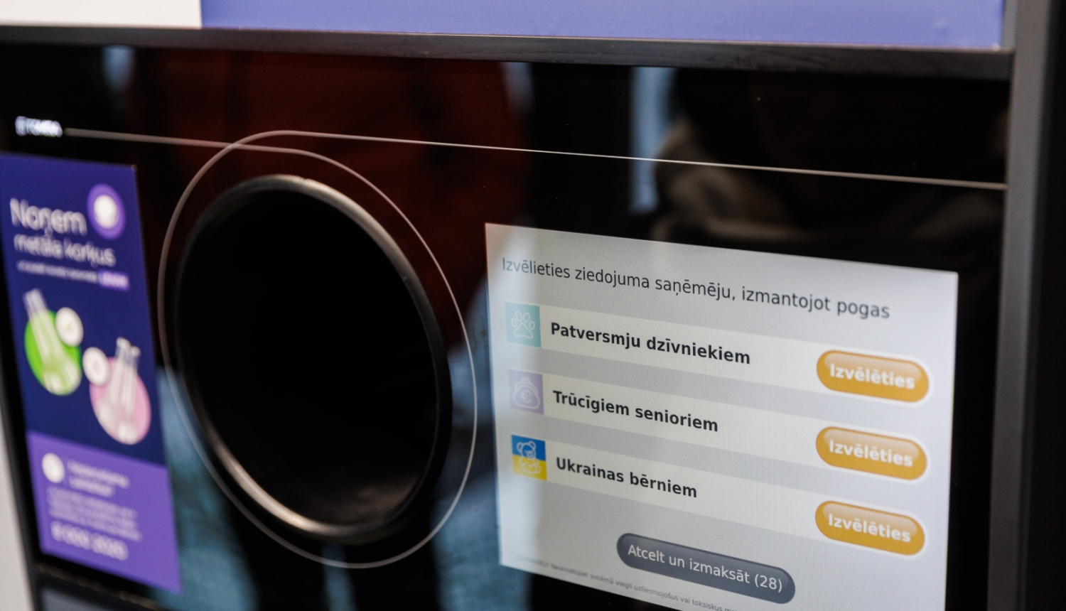 Ziedošanas opcija taromātos