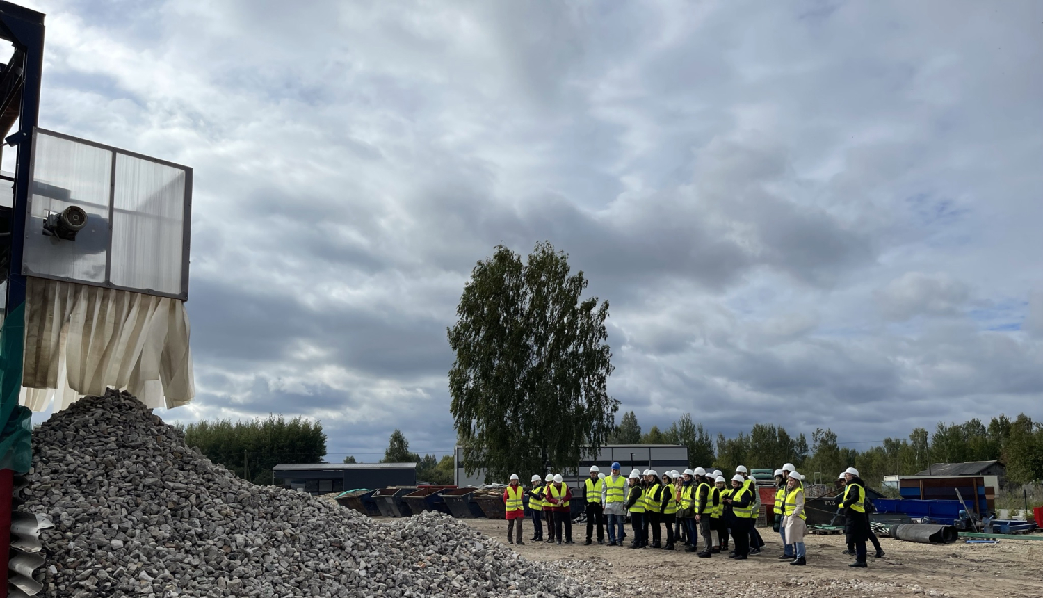 Būvniecības atkritumu pārstrādes laukums