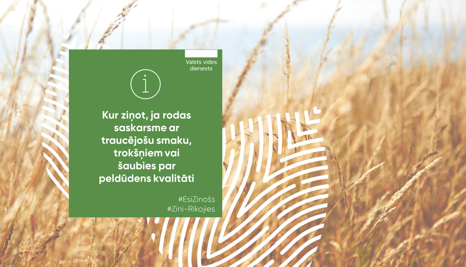 Valsts vides dienests skaidro – kur ziņot, ja rodas saskarsme ar traucējošu smaku, trokšņiem vai šaubies par peldūdens kvalitāti