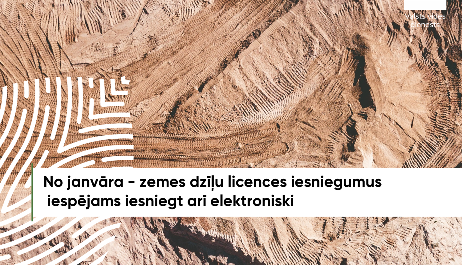 No janvāra - zemes dzīļu licences iesniegumus iespējams iesniegt arī elektroniski