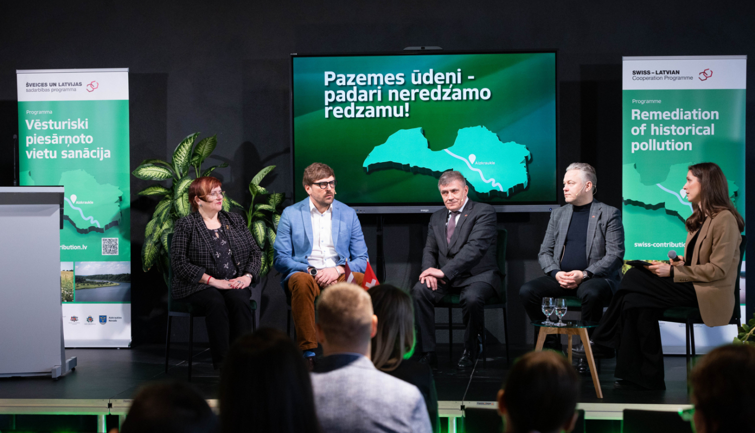 Atklājot Šveices – Latvijas sadarbības programmu, Aizkraukles novadā diskutē par ūdens resursu vērtību un aizsardzību